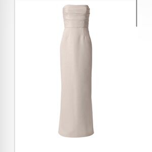 Amsale Sonia Bridesmaid Dress in Champagne